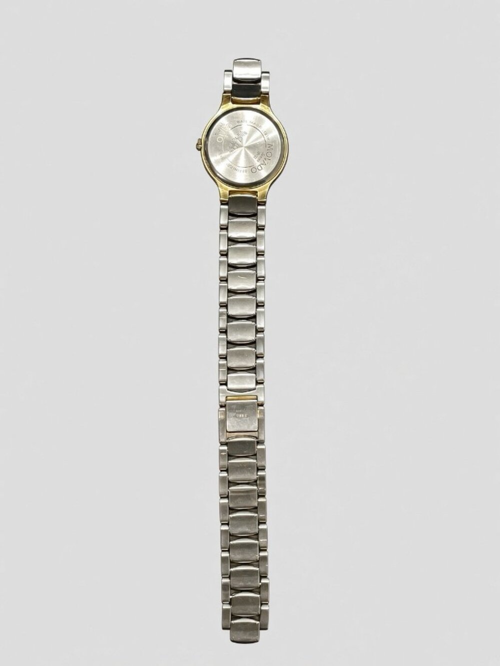Movado Palio Ladies Two-Tone Watch 81.97.863H Cream Dial Date Swiss Quartz Box - Picture 5 of 6